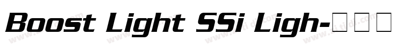 Boost Light SSi Ligh字体转换